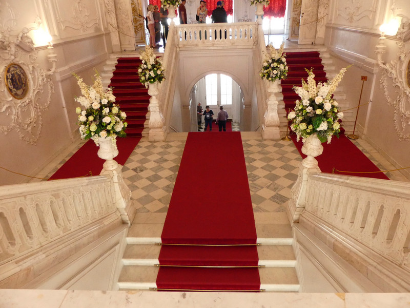 Grand marble staircase