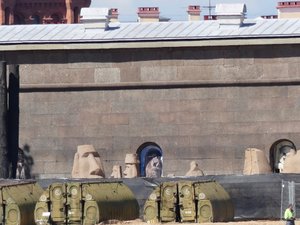 sand sculpture competition at St Peter and Paul fortress