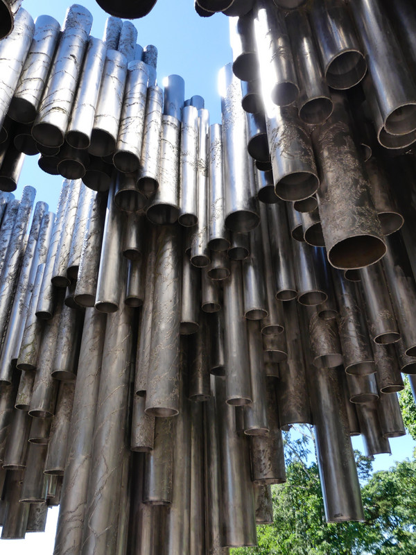 Sibelius monument made up of 600 pipes