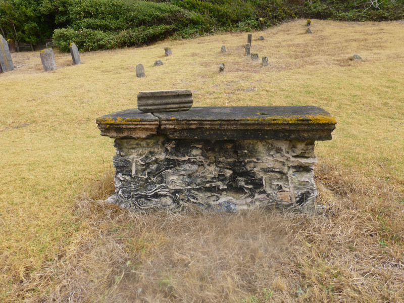 Example of rough hewn graves