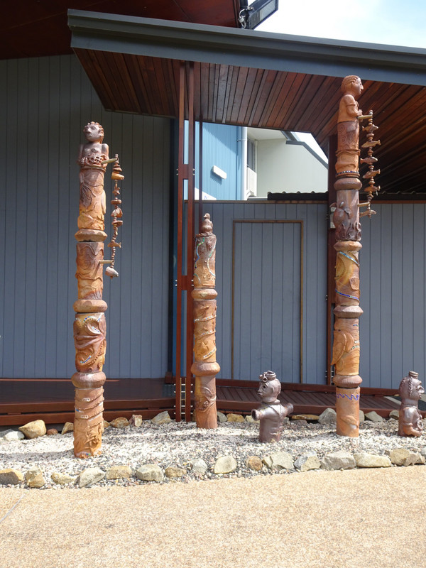 Totems at Cultural Centre