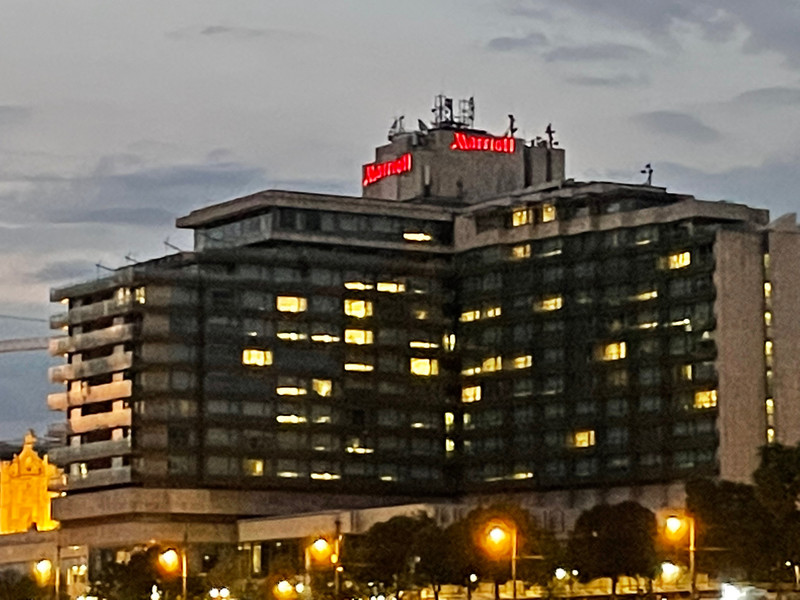 Marriott at night