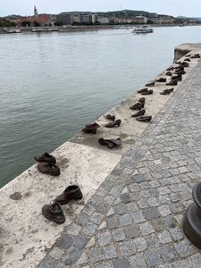 Shoes on the Danube memorial