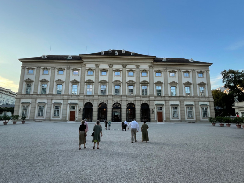 Palais Lichtenstein forecourt.
