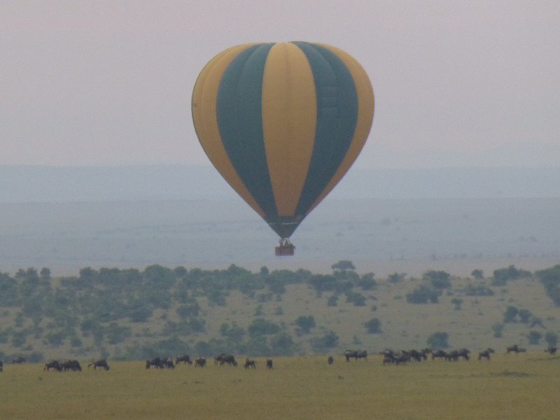 Balloons over the Maasai Mara