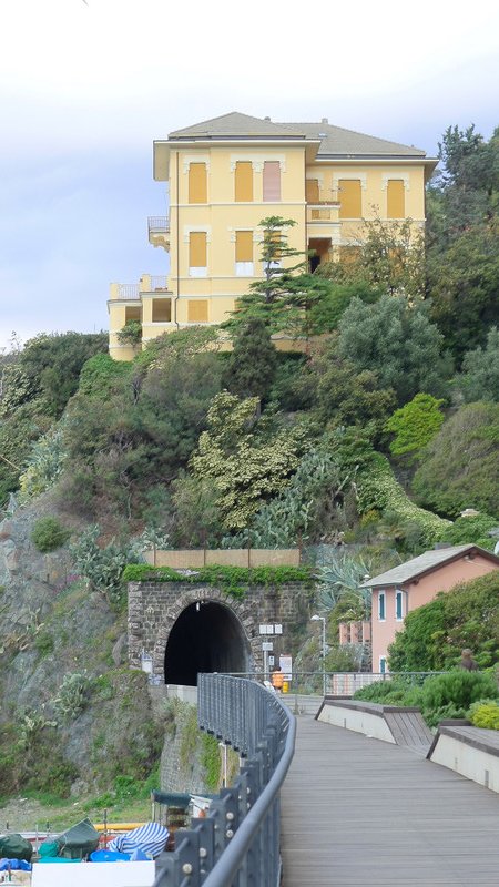 House above the tunnel