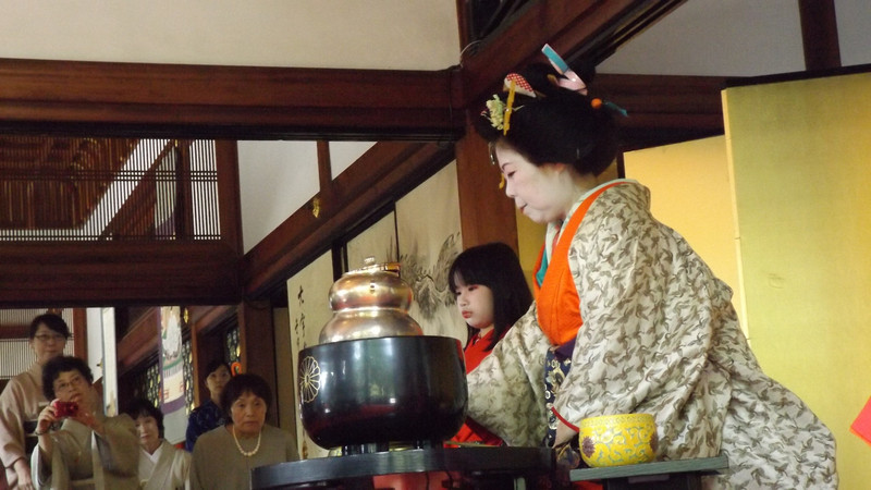 Ceremonia parzenia herbaty.
