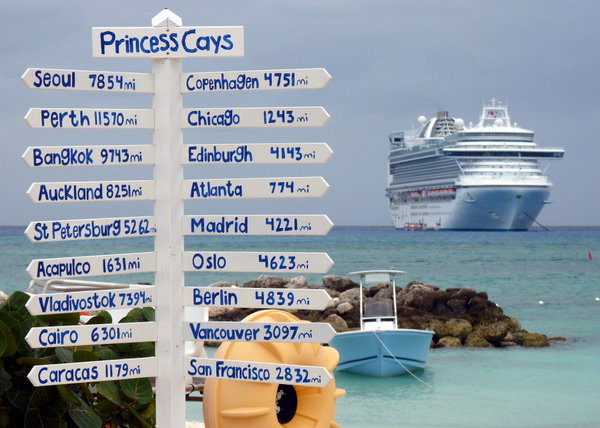 Directions from Princess Cays