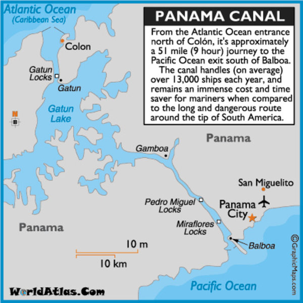 Map of Canal