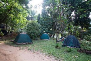 Campsite in Akosombo