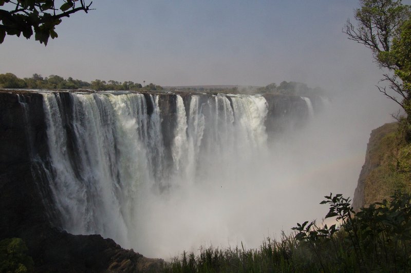 Vic Falls view from Zimbabwe