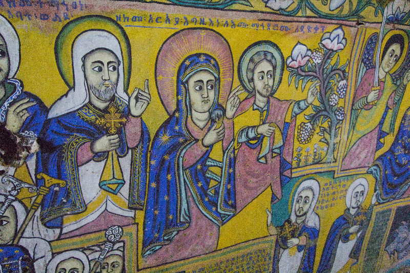 Depiction of Mary, Lake Tana monasteries