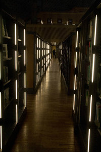 Library aisle, Alexandria
