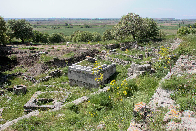 Sacrificial platfroms from both the Greek and Roman times