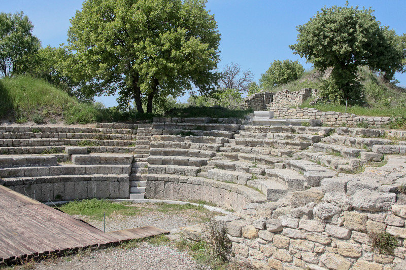 Ampitheatre with original marble seating still visible
