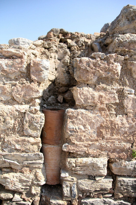 Clay pipes, used for moving water around the city from the aqueducts