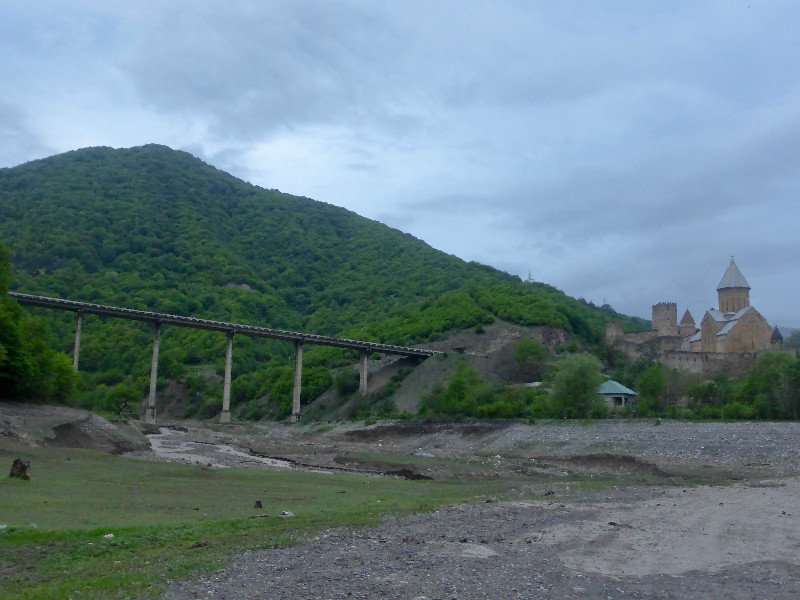 Ananuri monastery and the bridge back towards Tbilisi