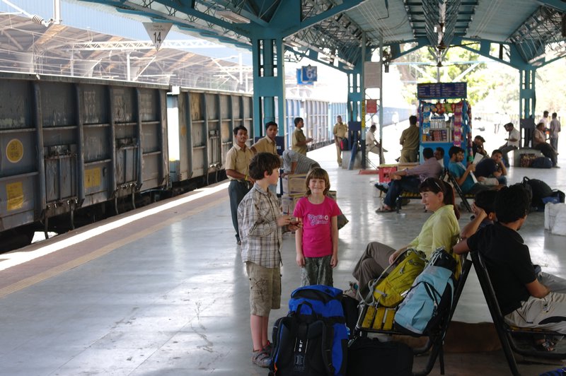 Station platform at Mumbai