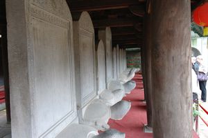 Stelae (Tablets) in the Temple Hanoi