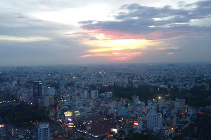 View from Bitexco Tower Skydeck