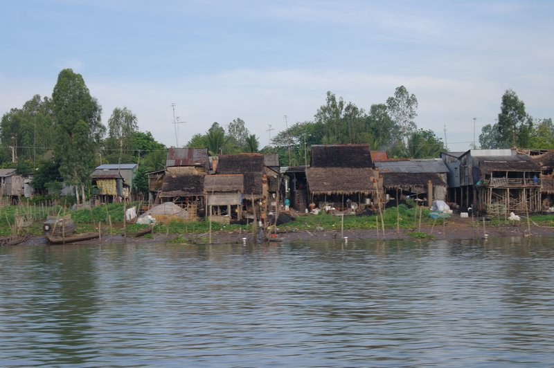 Stilt Houses Vietnam Mekong