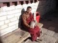 A Tibetan monk 