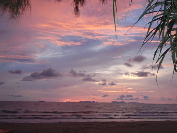 Sunset view from Koh Lanta