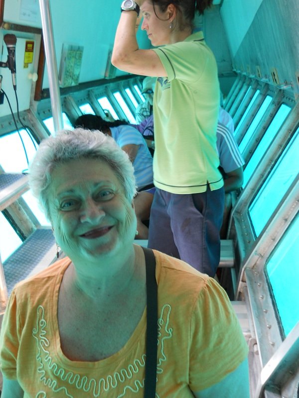 Nancy in Semi-submersible off Great Barrier Reef