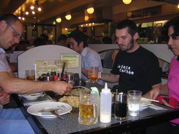 Primera cena - Okonomiyagi