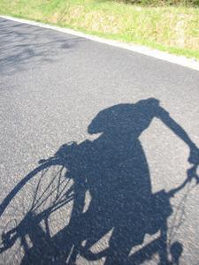 Cycling in the sun
