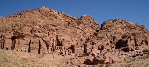 Petra tombs - Palace Tomb, Corinthian Tomb, Silk Tomb, Urn Tomb