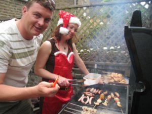 The Smiths fire up the BBQ