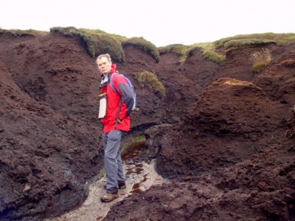 Peat trench