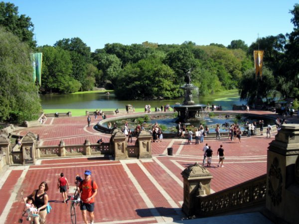 NY Central Park fountain