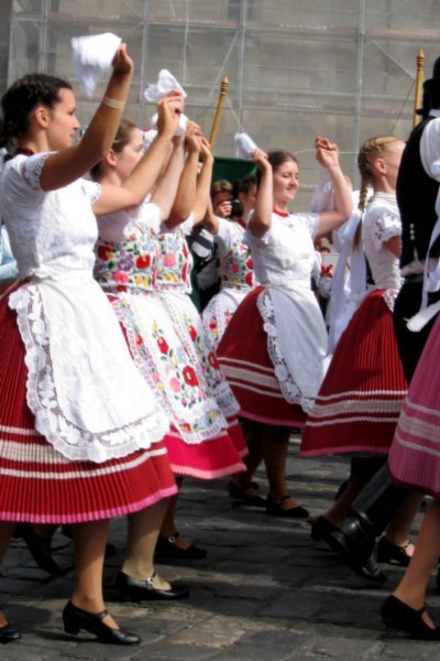 Typico Hungarian dancers