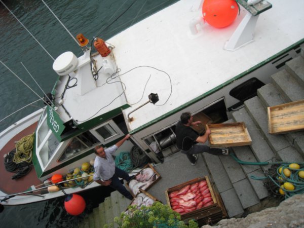 Unloading the catch