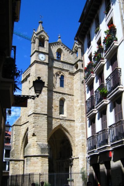 San Sebastian street & clock tower