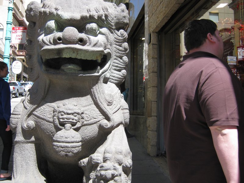 Mike at the Chinatown gate