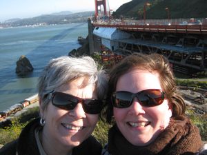 Mom and Monique at GGB