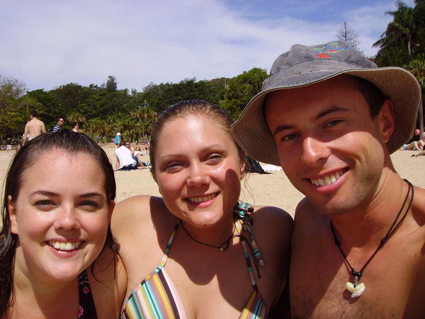 Jen, Dan and I at the beach