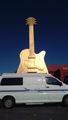 Tamworths Golden Guitar on top of my car. !!