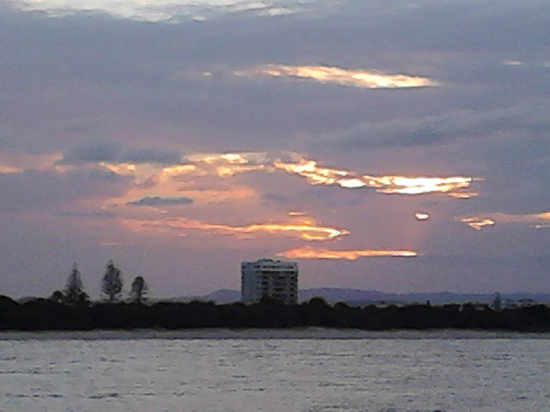 Sunset over Mooloolabah