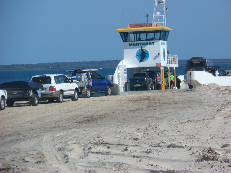 Ferry Loading 4WD's
