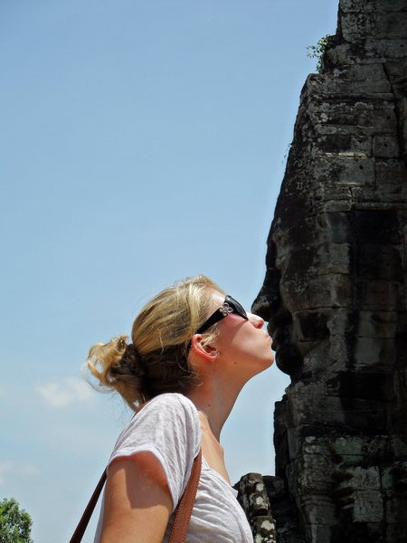 At another temple at Angkor Thom!