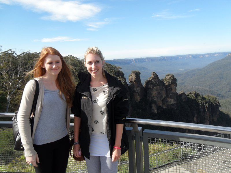 Bec and Me at the Blue Mountains