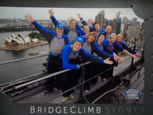 Group photo from the Bridgeclimb