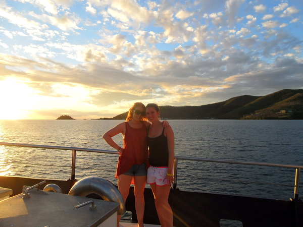 Ashley and me at the beautiful sunset