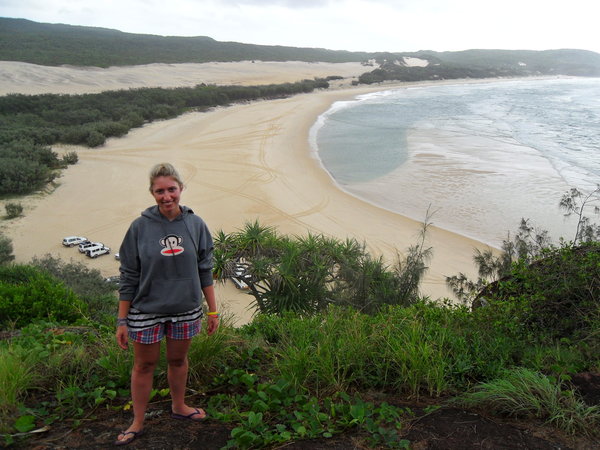 View over the East Beach of Fraser Island