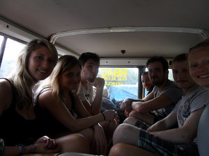 My group in our Land Cruiser