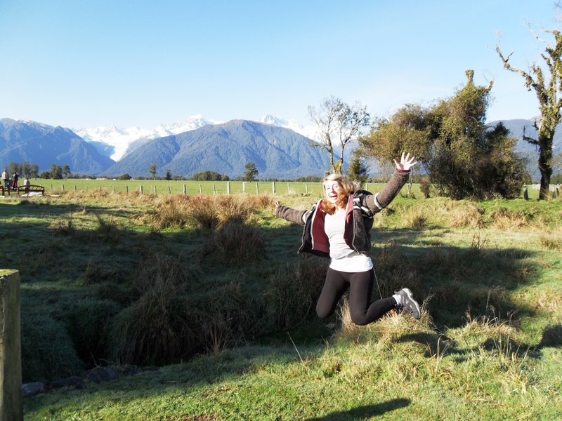 Me (with Fox Glacier in the background)